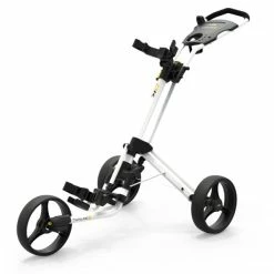 PowaKaddy Twinline 5 Push Cart White