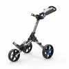 PowaKaddy Micra Push Cart Gunmetal Blue