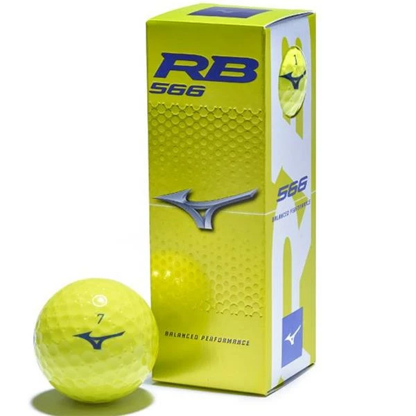Mizuno RB 566 Golf Balls Dozen Yellow - Image 3