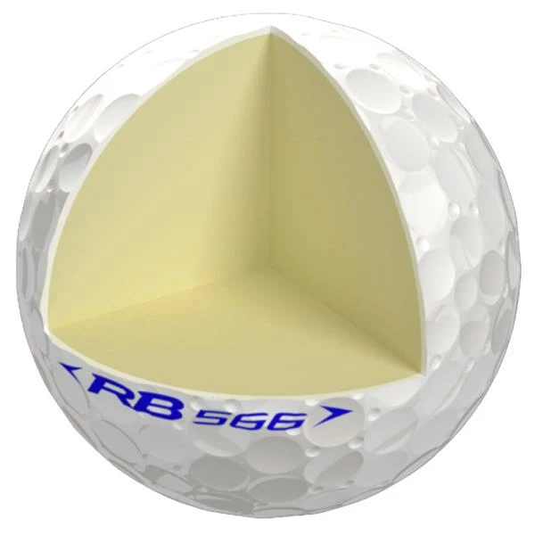 Mizuno RB 566 Golf Balls Dozen Yellow - Image 4
