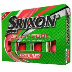 Srixon Soft Feel Golf Balls Bright Red