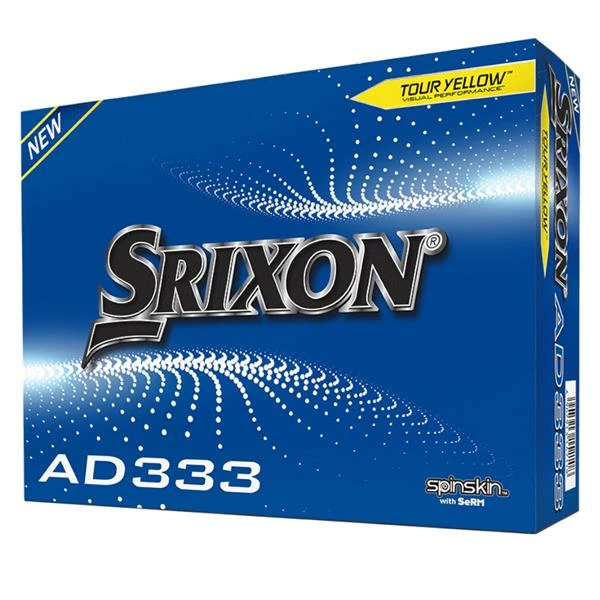 Srixon AD333 Golf Balls Yellow