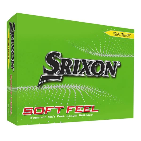 Srixon Soft Feel Balls Dozen Tour Yellow - Image 4