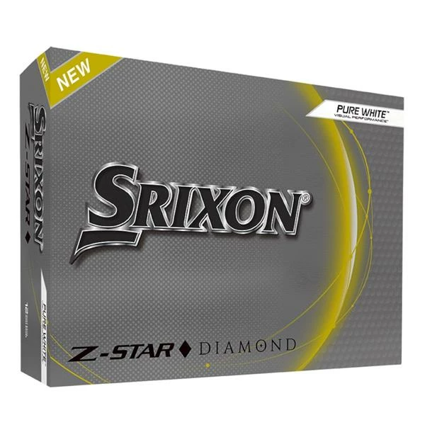Srixon Z Star Diamond Golf Balls Dozen Pure White - Image 4