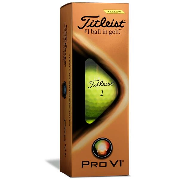 Titleist Pro V1 Golf Balls Dozen Yellow - Image 3