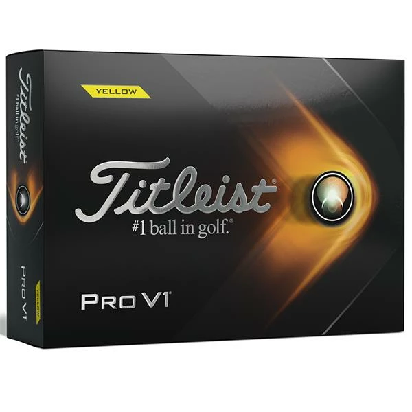 Titleist Pro V1 Golf Balls Dozen Yellow