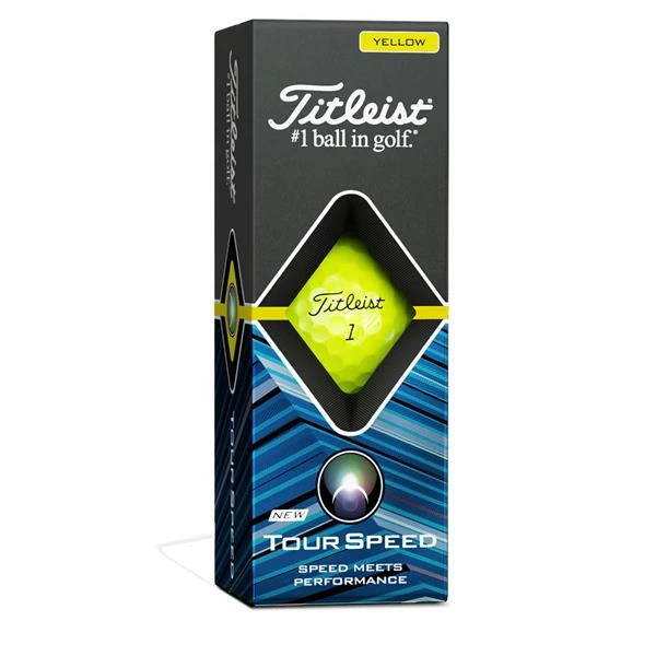 Titleist Tour Speed Ball Dozen Yellow - Image 3