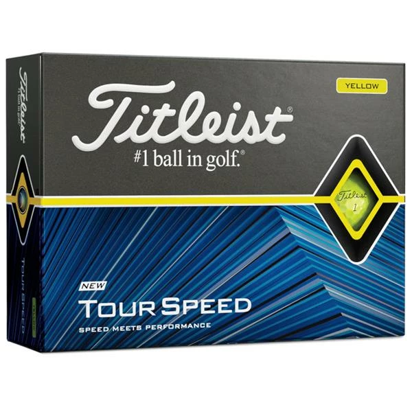 Titleist Tour Speed Ball Dozen Yellow