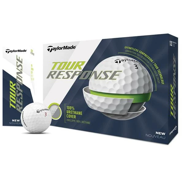 TaylorMade Tour Response Golf Balls White - Image 3