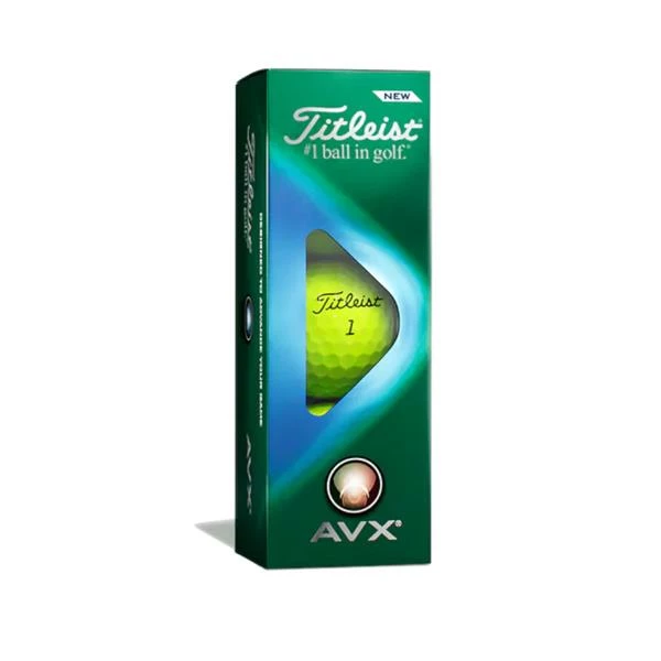 Titleist AVX Golf Balls Dozen Yellow - Image 4