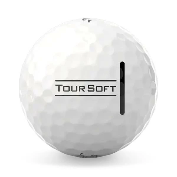 Titleist 22 Tour Soft Golf Balls Dozen White - Image 3