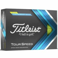 Titleist 22 Tour Speed Golf Balls Dozen Yellow