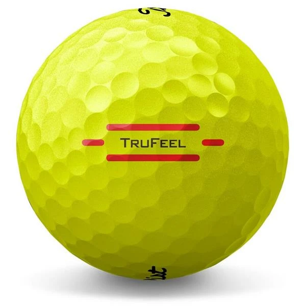 Titleist TruFeel Golf Balls Dozen Yellow - Image 3
