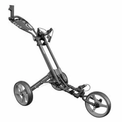 ICart One 3 Wheel Push Trolley Grey - Black