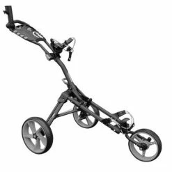 ICart One 3 Wheel Push Trolley Black - Grey