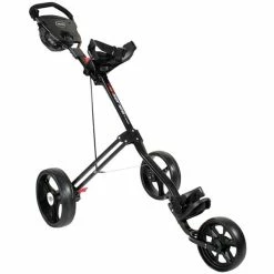Masters Golf 5 Series 3 Wheel Push Trolley Black