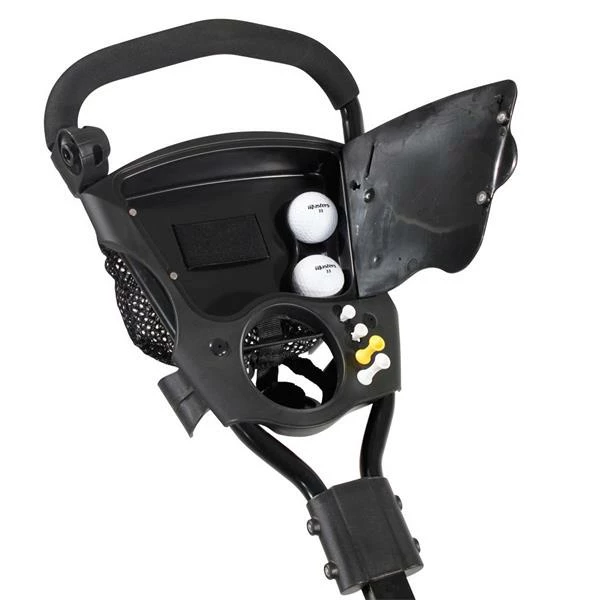 Masters Golf 5 Series 3 Wheel Push Trolley White - Image 2