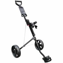 Masters Golf Junior 1 Series 2 Wheel Pull Trolley Black