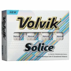 Volvik SOLICE Pearl Effect Balls Dozen White