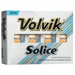 Volvik SOLICE Pearl Effect Balls Dozen Gold