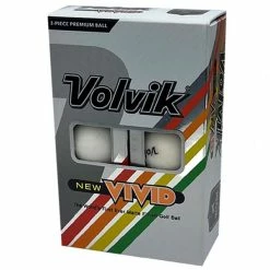 Volvik VIVID Mat With 3 Line 6 Balls White