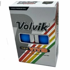 Volvik VIVID Mat With 3 Line 6 Balls Blue