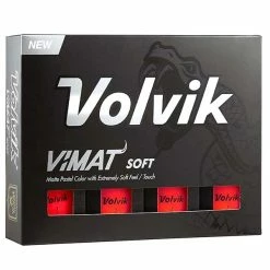 Volvik VIMAT 2 Pcs Mat Finish Red