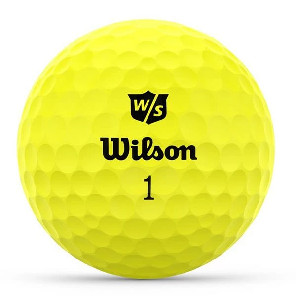 Wilson Duo Optix 12 Ball Yellow - Image 2