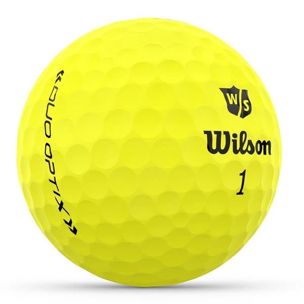 Wilson Duo Optix 12 Ball Yellow - Image 4