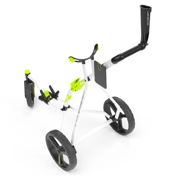 Wishbone One 360 3 Wheel Cart White - Lime - Image 3