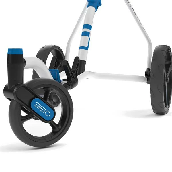 Wishbone One 360 3 Wheel Cart White - Blue - Image 2