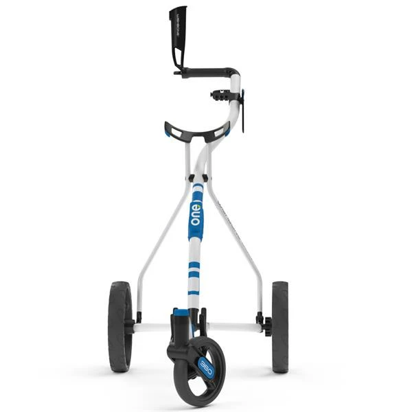 Wishbone One 360 3 Wheel Cart White - Blue - Image 4