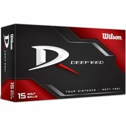 Wilson Deep Red Golf Balls 15- Pack White