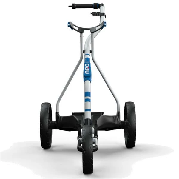 Wishbone Neo 360 Electric Caddy Cart White Blue - Image 3