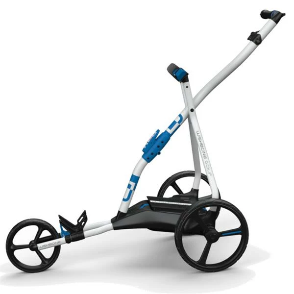Wishbone Neo 360 Electric Caddy Cart White Blue - Image 5