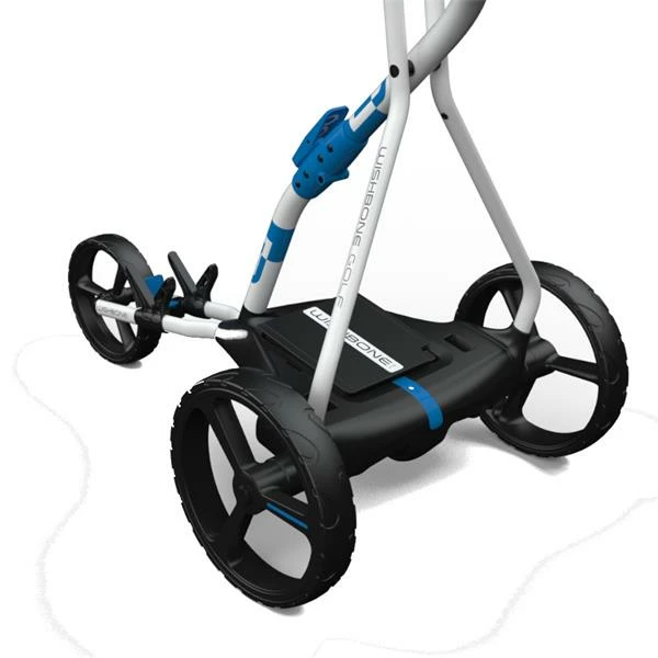 Wishbone Neo 360 Electric Caddy Cart White Blue - Image 6